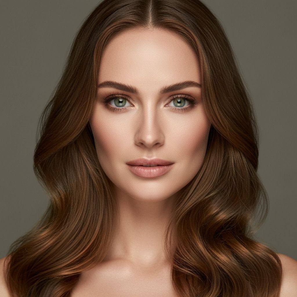 Sharp high-resolution portrait with clear skin texture and hair detail